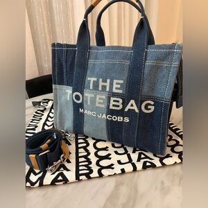 Marc Jacobs Denim Medium Tote Bag